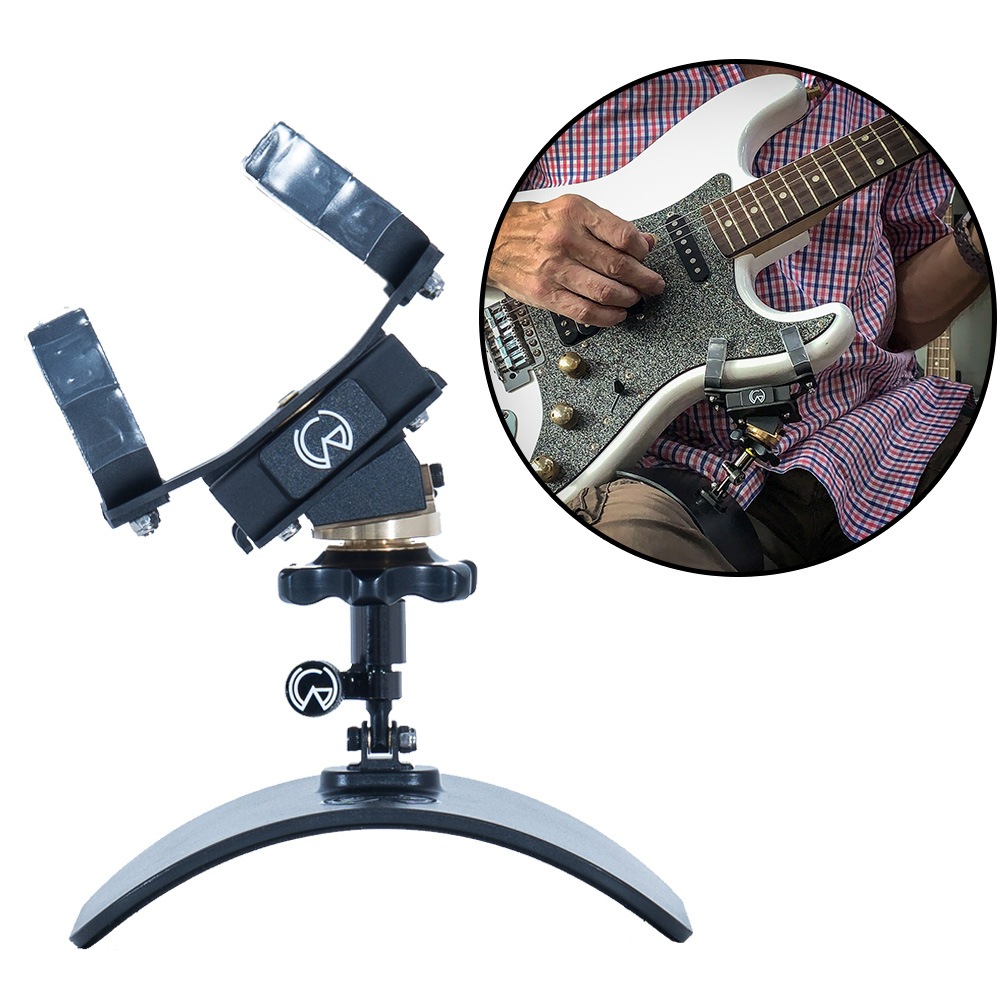Woodside エレキギター用スタンド GS4-ELG アコギエレキギター用スタンド 角度調整可能 ギター演奏補助スタンド エレキギターと狭いボディのギターに適用