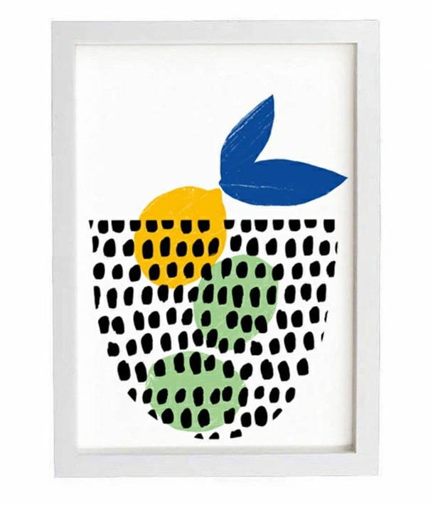 ANEK Citrus Bowl (white) Posterインテリア雑貨