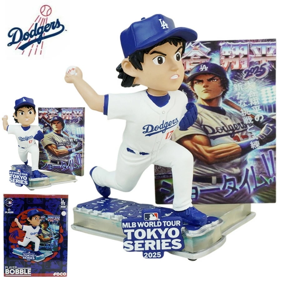 大谷翔平 ボブルヘッド 8インチ 東京シリーズFOCO TOKYO SERIES 2025 WORLD TOUR BOBBLE MANGA 8INCHLA DODGERS ロサ