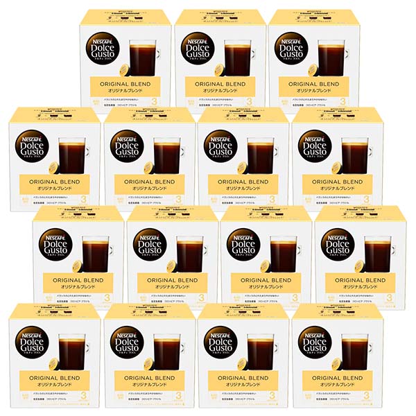 ネスカフェ ドルチェグスト 専用カプセル オリジナルブレンド15箱【4営業日以内に出荷】ネスレ ネスカフェ コーヒー ホットコーヒー