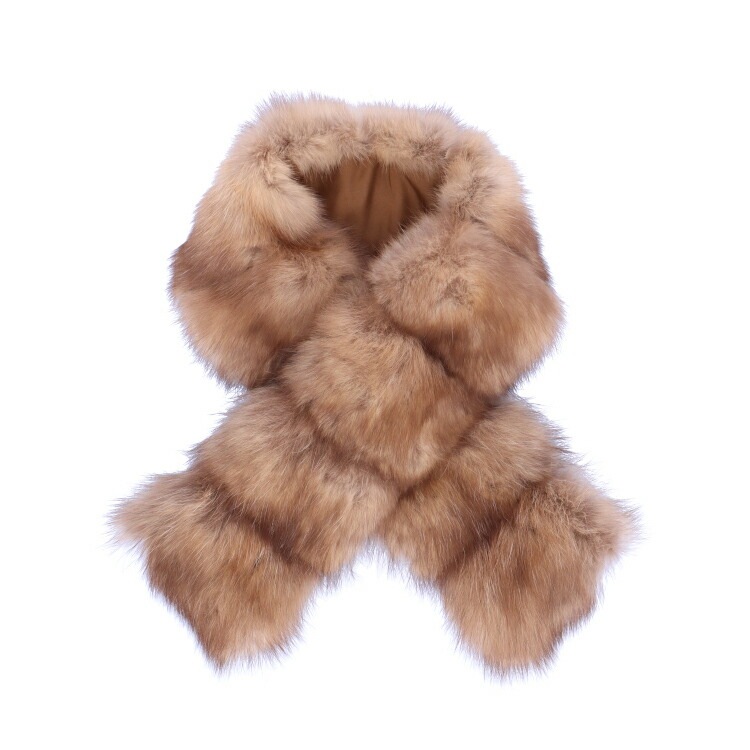 タグ付新品❣️春の毛皮 ❣️ラム&ラビットファー ベストビタミンカラー★オレンジ 最新ファッション - タグ付新品❣️春の毛皮 ❣️ラム&ラビット