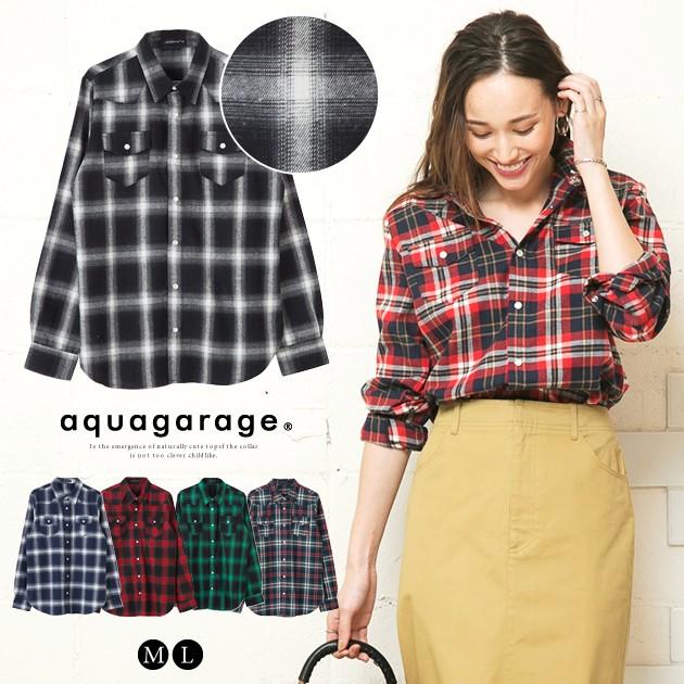 【迅速出荷】販売最低価 ! アイテム ネルシャツ レディース チェック柄 ウエスタン ブラック ネイビー レッド グリーン