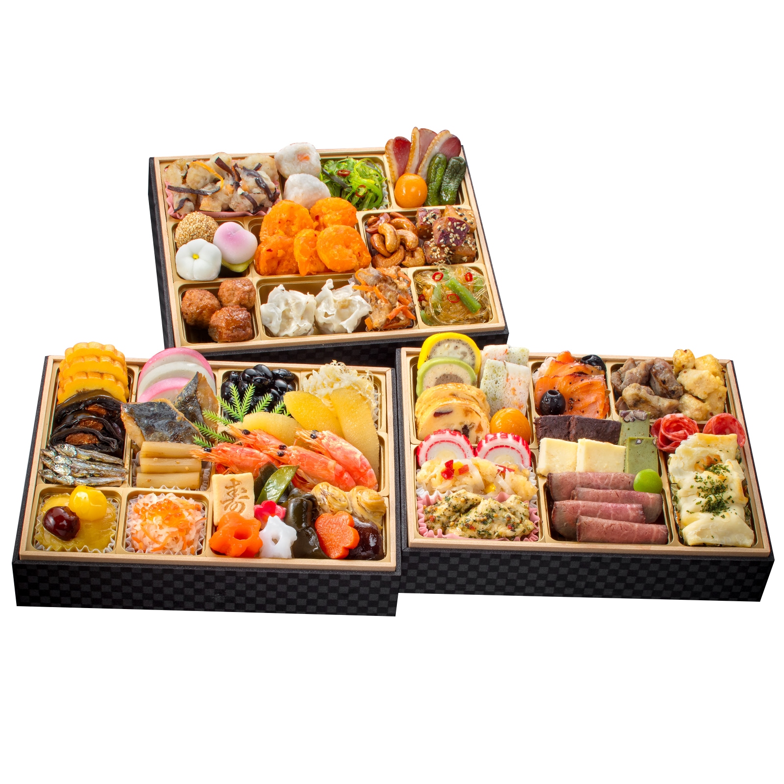 豪華三段重「和洋中ファミリーおせち」 賑和祝