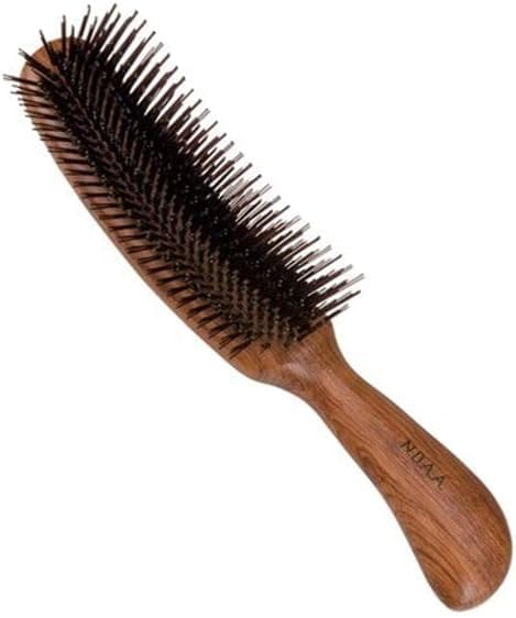 NBAA(エヌビーエーエー) エヌビーエーエー(N.B.A.A.) ブラッシングブラシ ナチュラルウッド NB-BB4 ヘアブラシ 1本