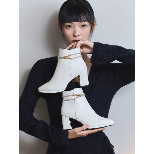マッツ 女性 ジュエリー ストラップ アンクルブーツ 7cm LCWA30M34V