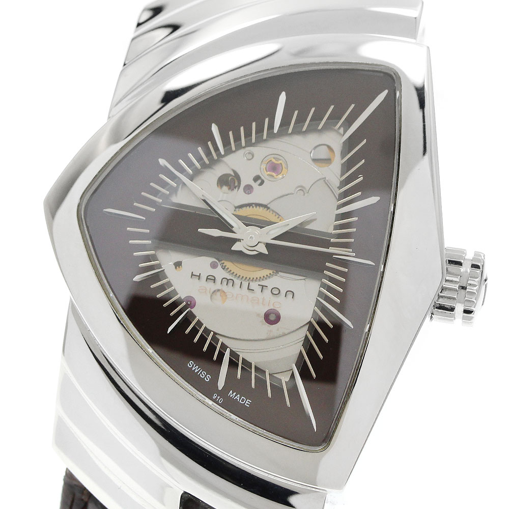 訳あり ハミルトン HAMILTON H245150 ベンチュラ スケルトン 自動巻き メンズ _957133【中古】