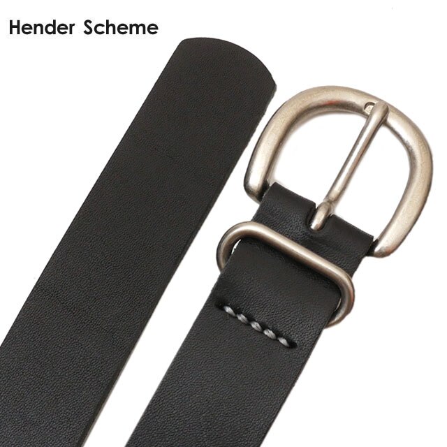 エンダースキーマ Hender Scheme Tanning Belt タンニング レザー ベルト BLACK 284-000449-011