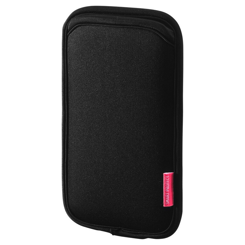 （まとめ買い）マルチスマートフォンケース 5.5インチ用 ブラック PDA-SPC15BK [x3]