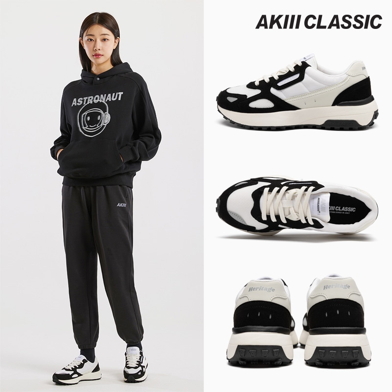 Heritage Jogger ヘリテージジョガー 헤리티지 조거 Black White