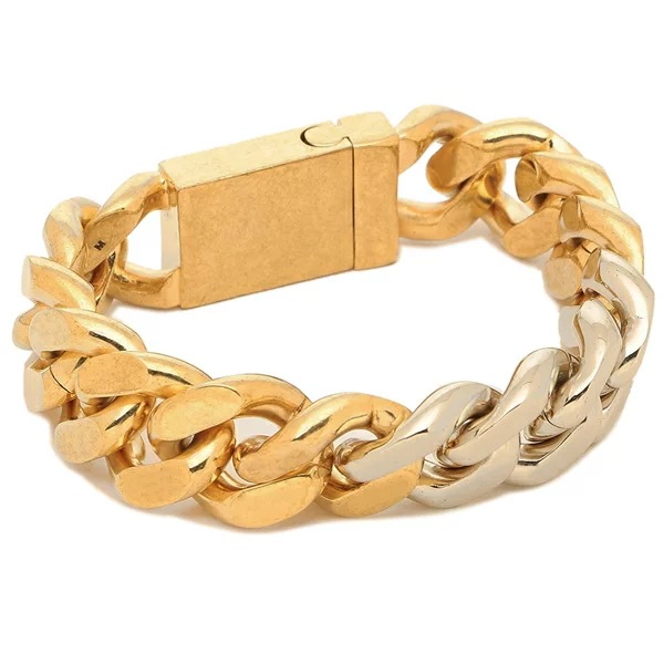 ブレスレット バングル ゴールド メンズ SAINT LAURENT PARIS 691328 Y1500 8035