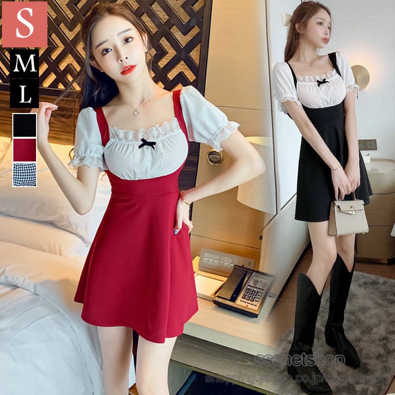 深uネックワンピース リボン 半袖ワンピース レディース ワンピース ミニ丈ワンピース セクシーsssnetshop 細身 着痩せ 21新作 きれいめ お出かけ 半袖ミニ 膝丈ワンピ 人気のファッションブランド Www Quartzhotel Mx