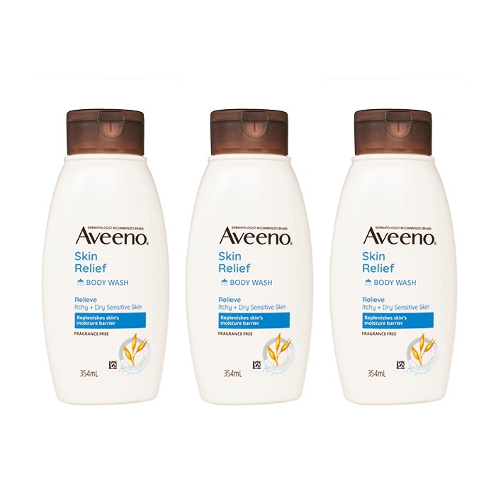アビーノ スキンリリーフボディウォッシュ 354ml 3本 Aveeno Skin Relief Body Wash 敏感肌 自然派 石鹸成分不使用 海外発送 ヤマト国際便発送