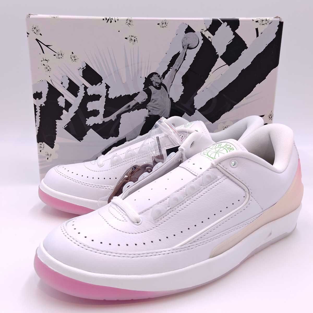 【中古・未使用品】ナイキ ジョーダン Air Jordan 2 Retro Low Ch Blsm 27.5cm FQ3228-100 メンズ NIKE