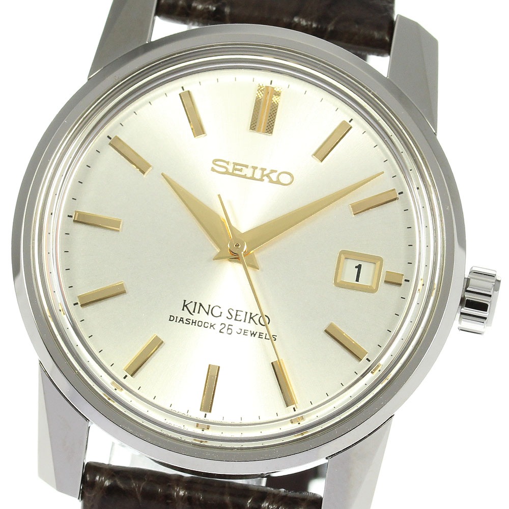 セイコー SEIKO SJE087J1/6L35-00F0 キングセイコー KSK 1965 復刻デザイン限定モデル 自動巻き メンズ 良品 箱付き_818892【中古】 151,800円