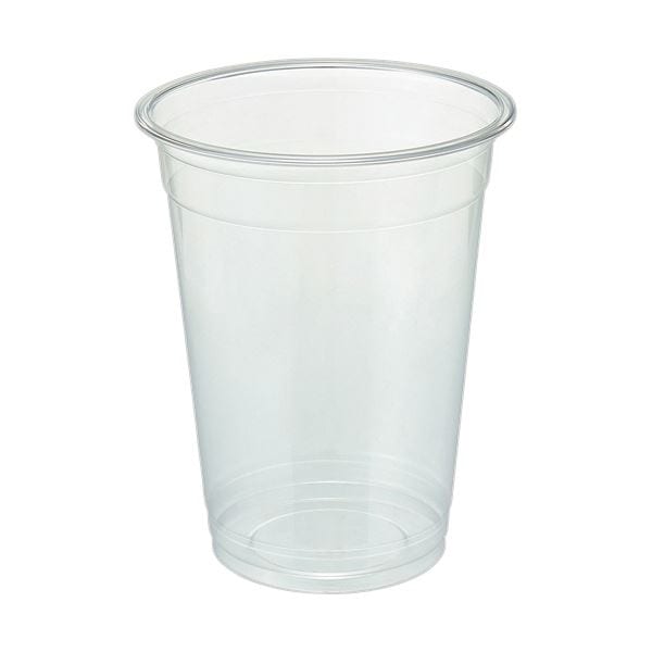 （まとめ） TANOSEEリサイクルPETカップ 96mm口径 510mL 1パック（50個） [x5セット]
