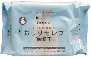 お徳用 10 セット ネピア おしりセレブWET 詰替え用 無香料 60枚入×10セット