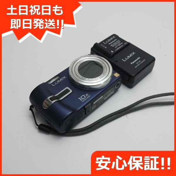 超美品 DMC-TZ3 ブルー Panasonic LUMIX デジカメ 120