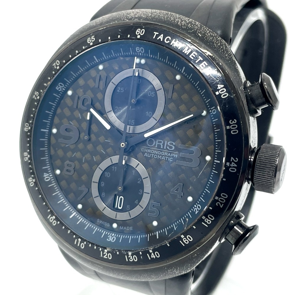 ORIS オリス 腕時計 7611 TT3 CHRONOGRAPH BLACK クロノグラフ 自動巻き チタン ブラック 53,460円