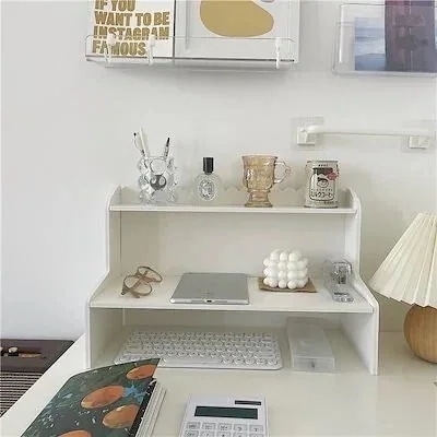 シンプルラック 木製 韓国雑貨 インテリア 1つ買うと10個無料新作 収納ラック デスク トップラック