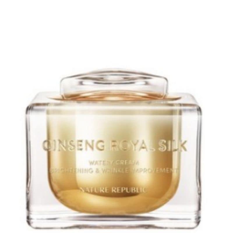 ジンセン ロイヤル シルク ウォータリー クリーム 60ml,芸能人愛用クリーム,プレゼント用 人気