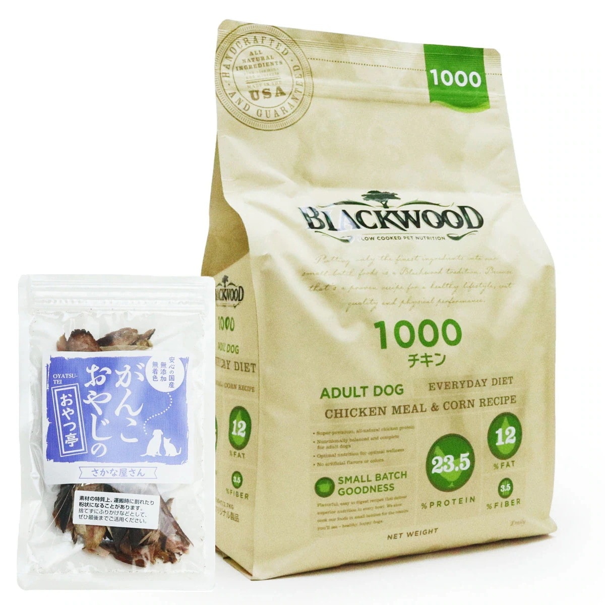 ドッグフード 1000 チキン 20kg【国産無添加さかなのおやつ付き】