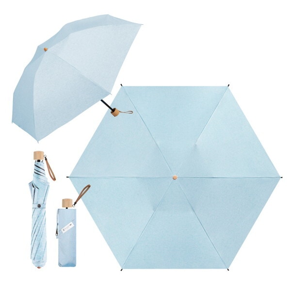 大河商事 solshade030 杢ブルー 日傘