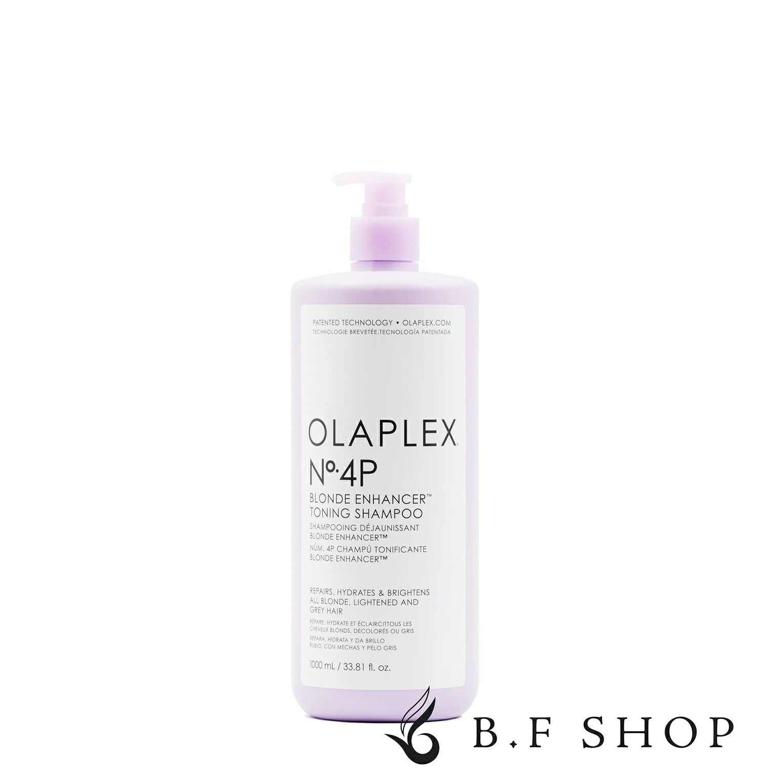 オラプレックス No.4 P トーニングシャンプー ブロンドヘアー用 紫シャンプー 1000ml LSC