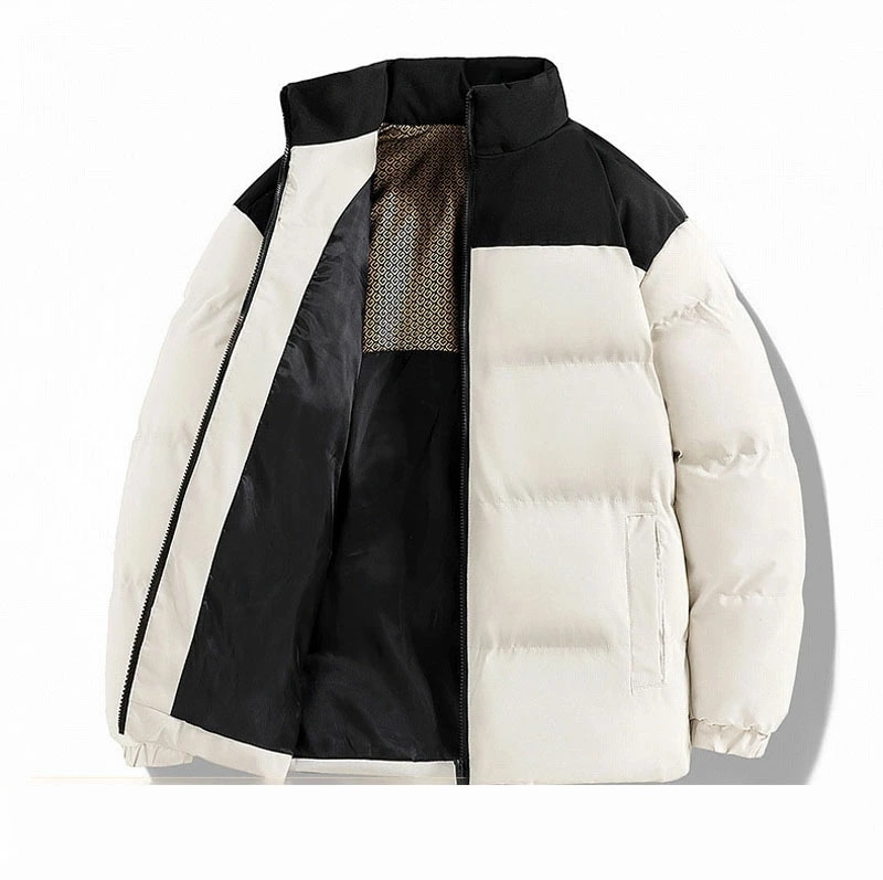 中綿ジャケット メンズ レディース ビジネス 厚地 キルティング ジャケット ジャケット 厚手ジャケット ショート丈中綿コート ハイネック 防寒ジャケット ブルゾン 防寒 アウター 大きいサイズ 暖か