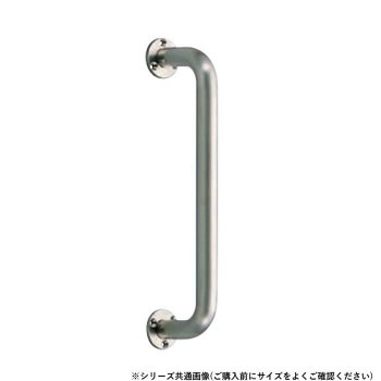 シロクマ 丸棒ニギリバー(22φ) ヘアーライン NO-804 450mm