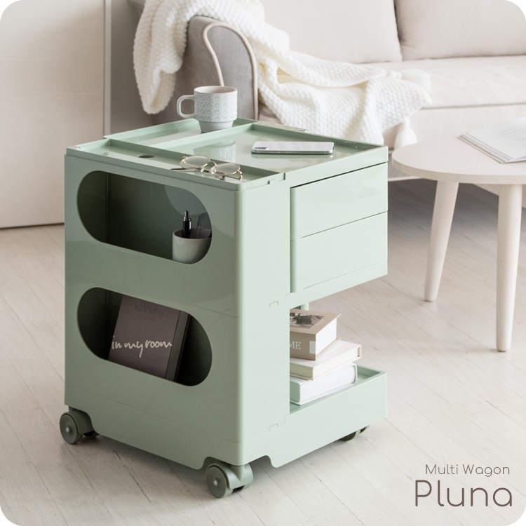 多機能マルチワゴン 2サイズ 大容量 4面収納 コスメワゴン