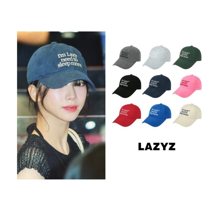 [ aespa カリナ着用 ]Sleep More Washing Ball Cap