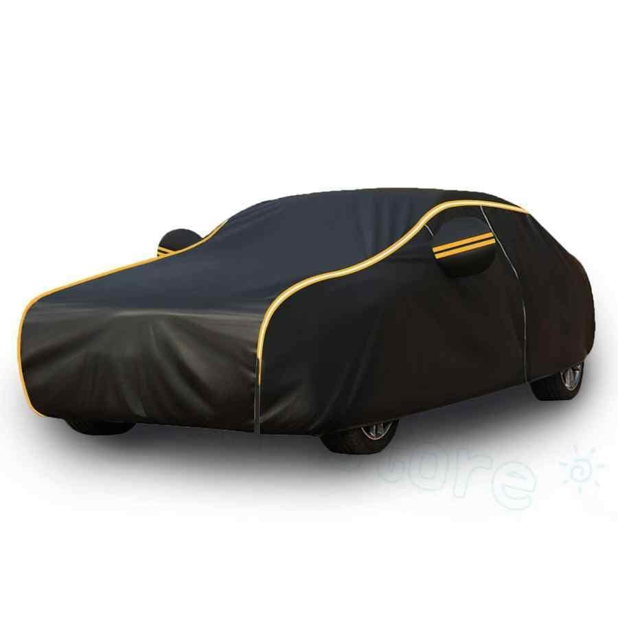 車カバー ポルシェ カイエン SUV 2002-2010 屋外カーカバー インドアカーカバー 雪 紫外線対策 車体カバー 凍結防止 防塵防輻射 反射ストリップ付き 収納袋