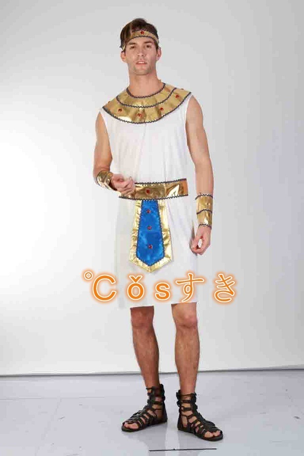 【新品開催 】ハロウィン Halloween 異国情古代エジプトコスプレ衣装 大人 男性 仮装 ステージ 高品質 新品 Cosplay アニメ