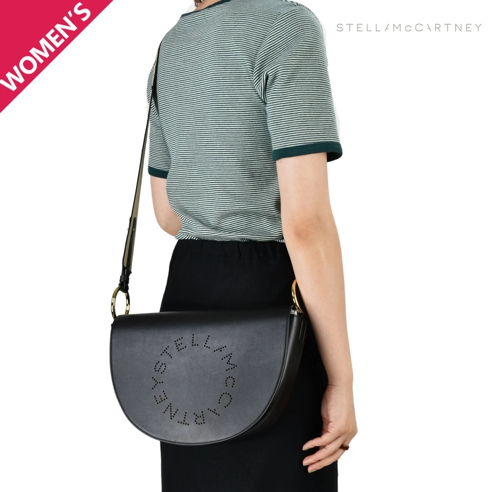 ステラマッカートニー STELLA McCARTNEY ショルダーバッグ レディース ブラック 黒[700082w8542-1000]