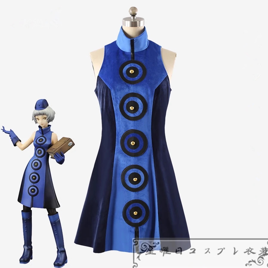 ペルソナ3 エリザベス コスプレ衣装 コスチューム 仮装 『帽子と手袋付き』