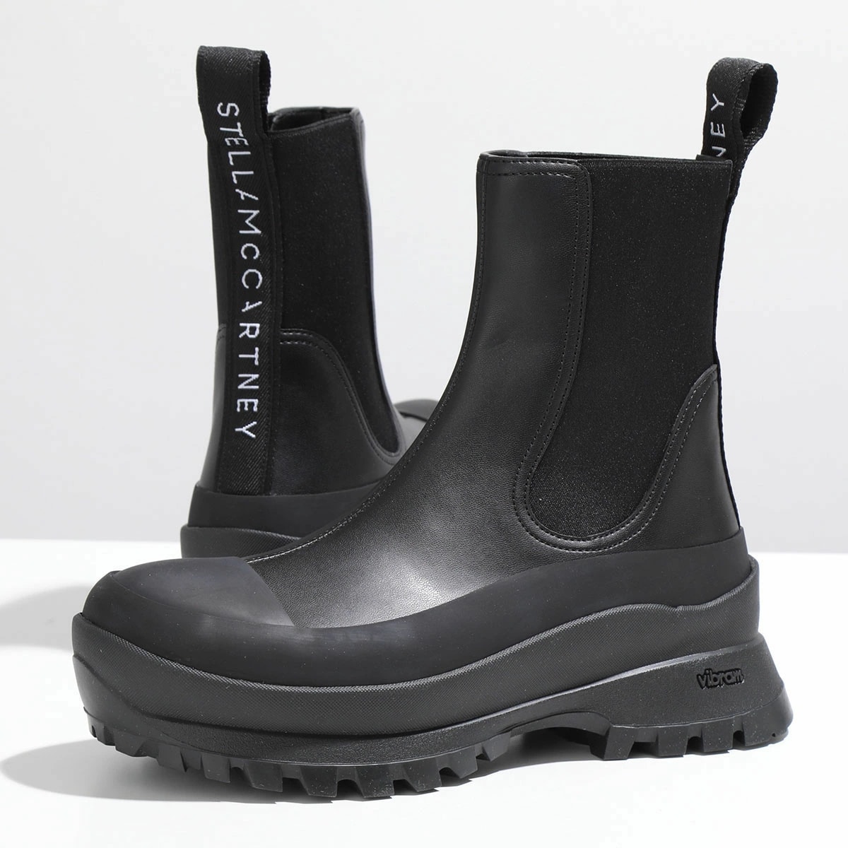 STELLA McCARTNEY ステラマッカートニー チェルシーブーツ TRACE トレース 800397 N0242 サイドゴア ラバー ビブラムソール シューズ 靴 カラー2色