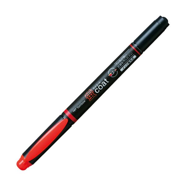 （まとめ） トンボ鉛筆 蛍コート ツインタイプ あかWA-TC94 1本 (×50セット)