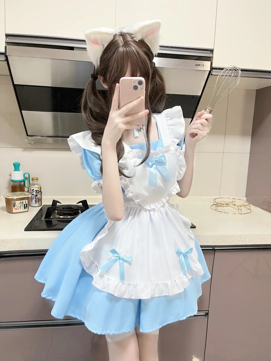 ラブメイド服コススイートピュアディ欲コックハロウィンロリータ制服プラスサイズメイドデイリードレス