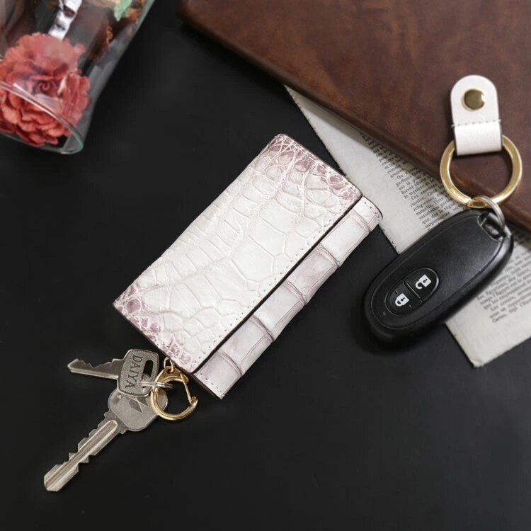 ヒマラヤクロコダイルレザーキーケース