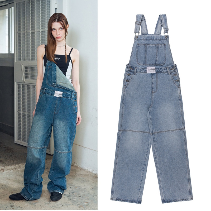 [NF] YOUTH DENIM OVERALL (LIGHT BLUE / DARK BLUE)_F23QD844 / F23QD844