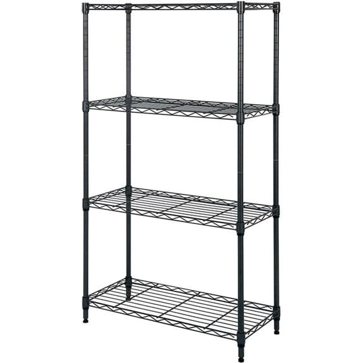 ニトリ(NITORI) スチールラック STANDARD 3段 ダークグレー 幅64.5×奥行29.5×高さ115.5cm 8791248