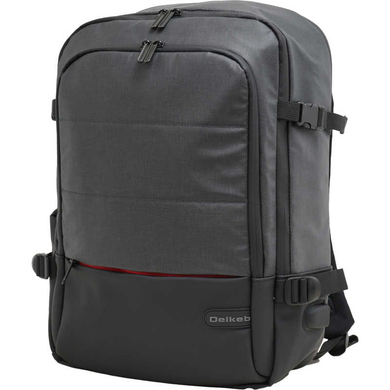 DEIKEB　PCリュック ブラックレッド　DB-4985-BKRD