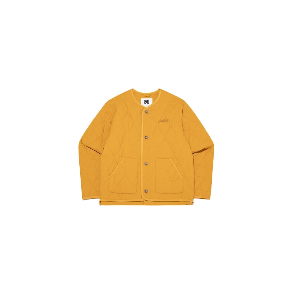 KODAK Apparelブラウニー軽量パディングジャケットウーマンMUSTARD