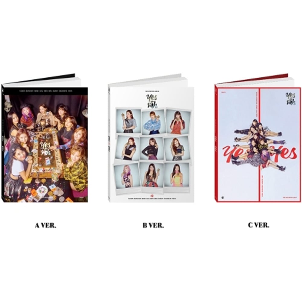 3種SET / TWICE - YES or YES / Photobook ver / アルバム + RANDOM Pre-order photocard set