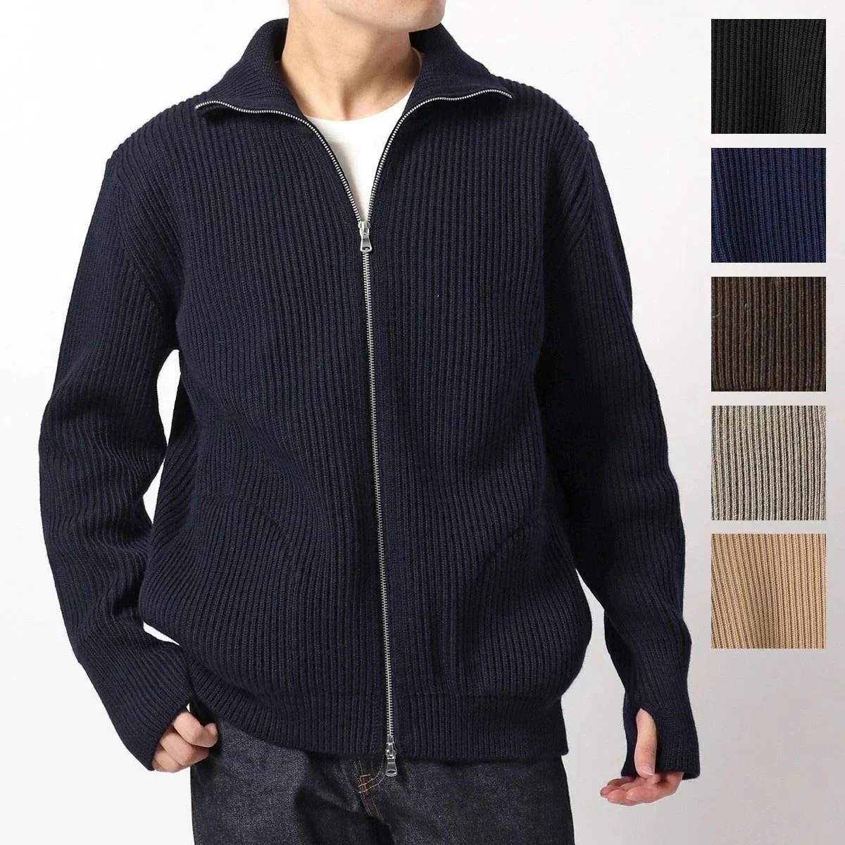 ANDERSEN-ANDERSEN アンデルセン アンデルセン パーカー FULL ZIP POCKET メンズ ジップアップ メリノウール ニット リブ アー 34,362円