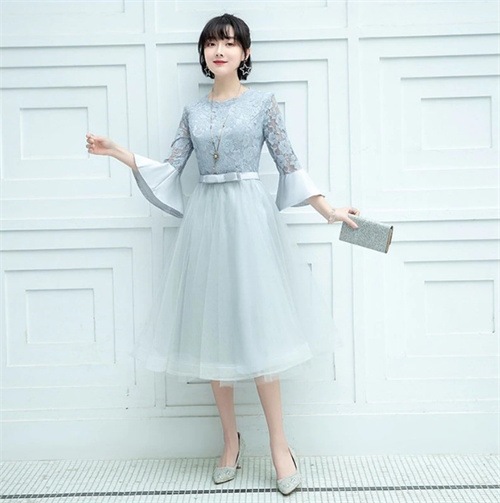 パーティードレス 10代 20代 30代40代 ワンピース おしゃれ フォーマル シルバー ハイネック カラードレス 結婚式 成人式 セクシー レディース キャバ 春夏