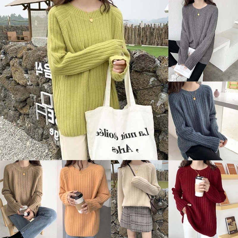 大人気！ 3+1 5+2韓国ファッションレディースセータートップスカーディガン長袖ゆったりメリヤス暖かい ニット メガ割 福袋 アウター ゲームソフト マスク下着 コート
