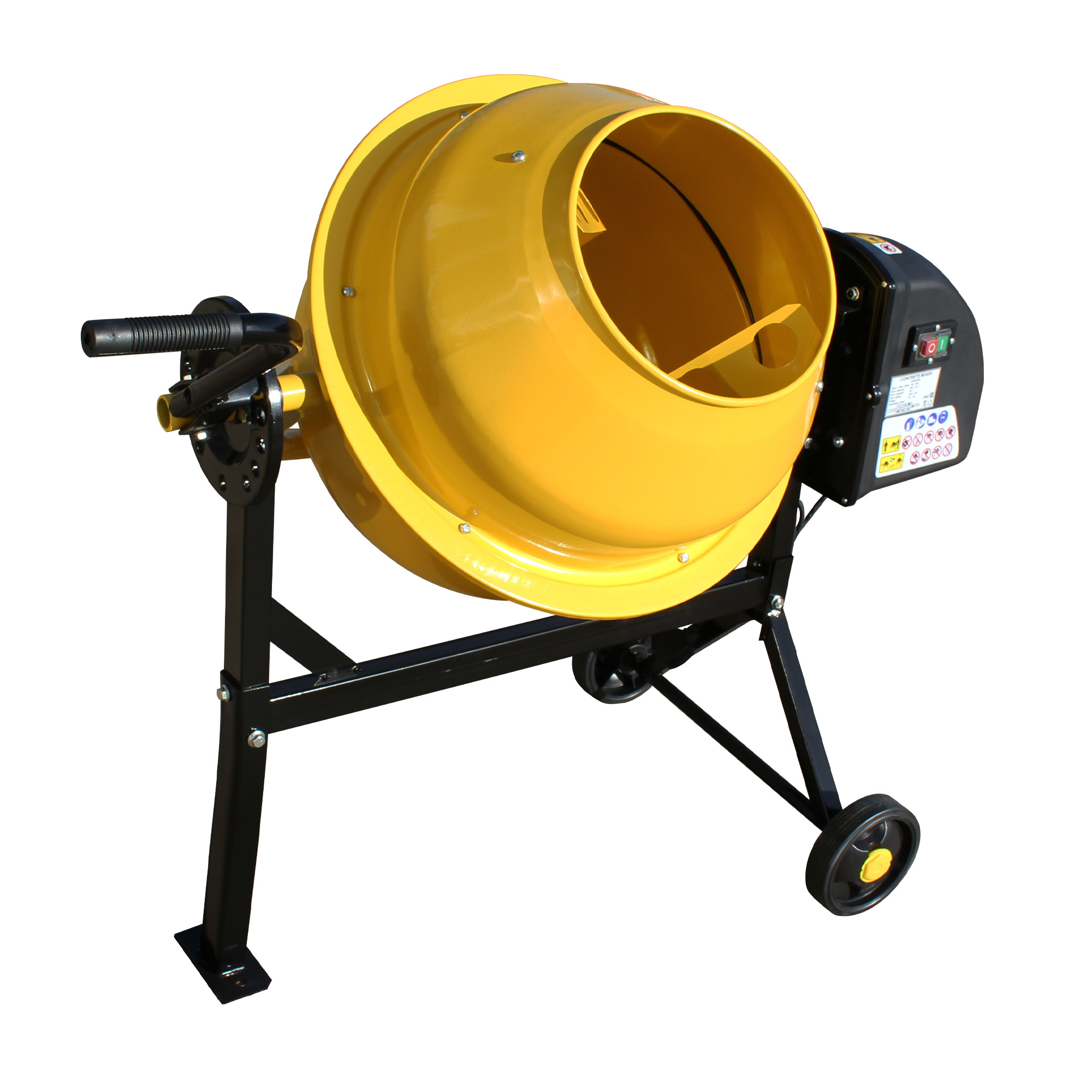 【国内へ発送&送·料·無·料】347【63L】電動コンクリートミキサー 混合練り上げ機 混合練り上げ器 攪拌機 工事用 コンクリートミキサー ミキサー