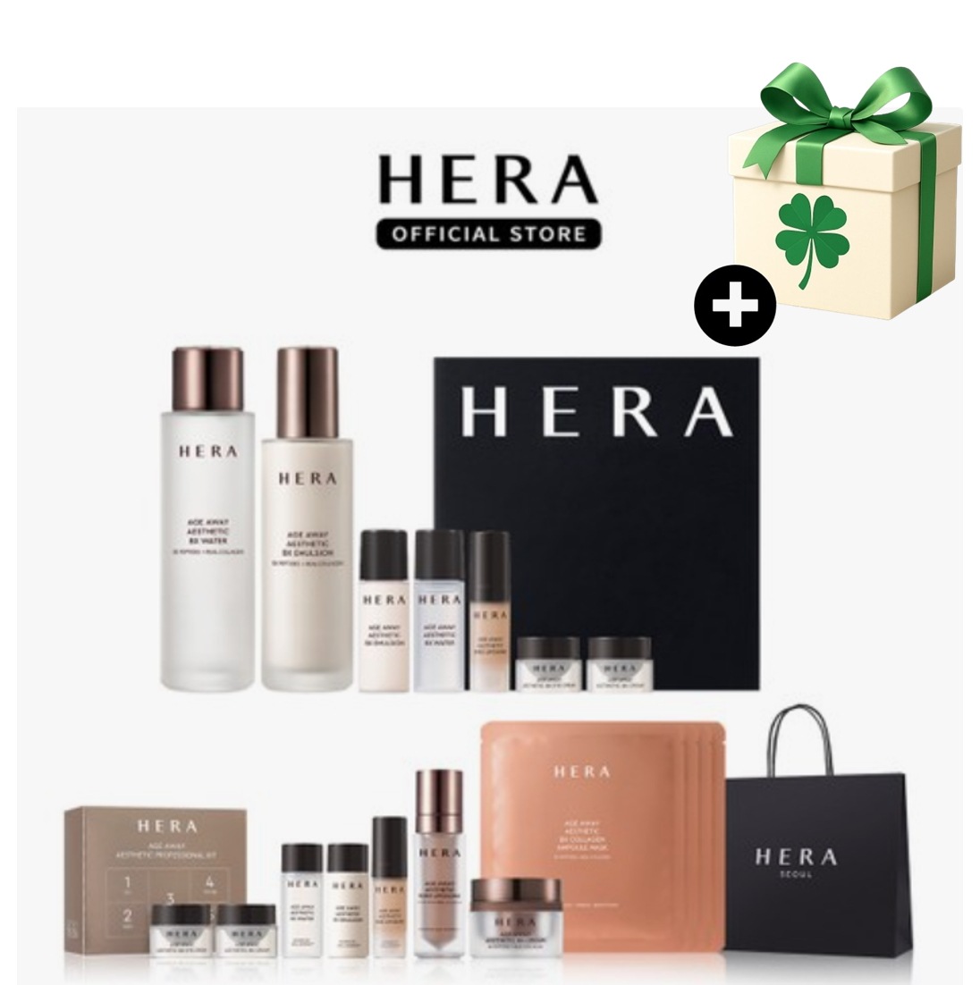 【韓国人気 スキンケアセット】 エイジアウェイ エステティック 2種ギフトセット 韓国コスメ/ 韓国乳液/ギフトセット/スキンケア/ 基礎化粧品/ 正規品/ 保湿/弾力/シワ/母の日/基礎セット 12,547円