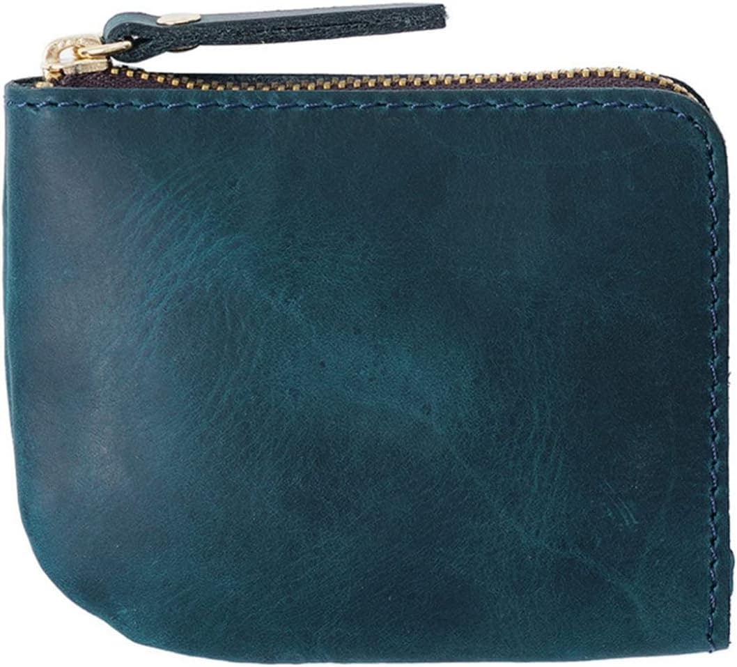 【20%OFFクーポン】牛革 財布 レディース 男女兼用 小さめ L字ファスナー 無地 コインケース 大容量 カード入れ 小銭入れ 多機能 コンパクト 軽い スキミング防止 ビジネス シンプル ウォレ